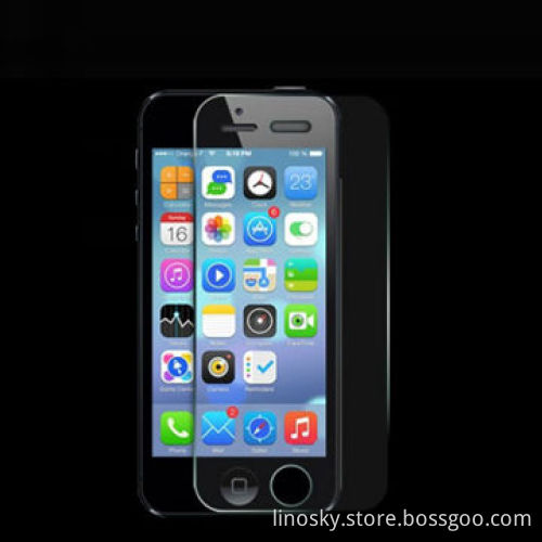 0.2mm Arc edge Premium Tempered-glass Screen Protector for iPhone 5/5s, Toughened Protective Film